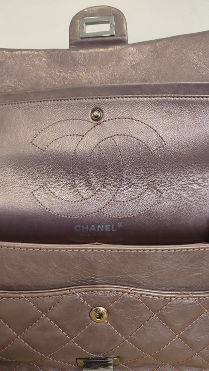 Chanel Aged Metallic Purple Reissue 226 Series 12