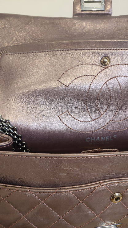 Chanel Aged Metallic Purple Reissue 226 Series 12