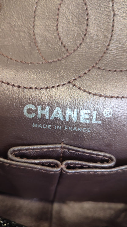 Chanel Aged Metallic Purple Reissue 226 Series 12
