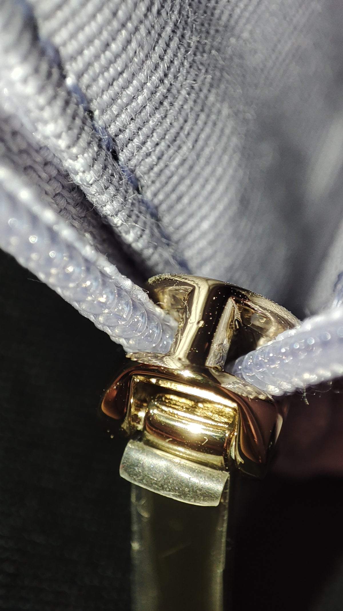 Chanel CC Wallet on Chain Lambskin Ribbon Strap Lavender Microchipped