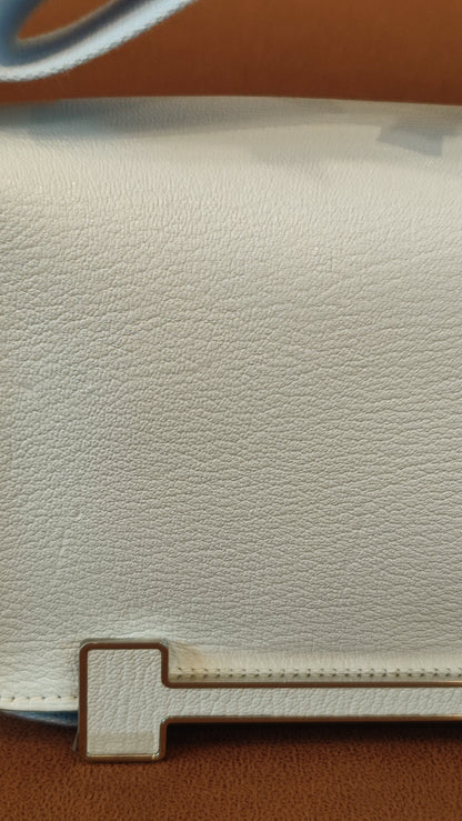 Hermes Geta Bicolor Bleu Brume/Nata Chevre Mysore Stamp U 2022
