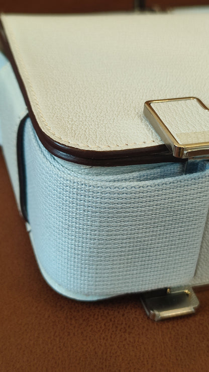 Hermes Geta Bicolor Bleu Brume/Nata Chevre Mysore Stamp U 2022