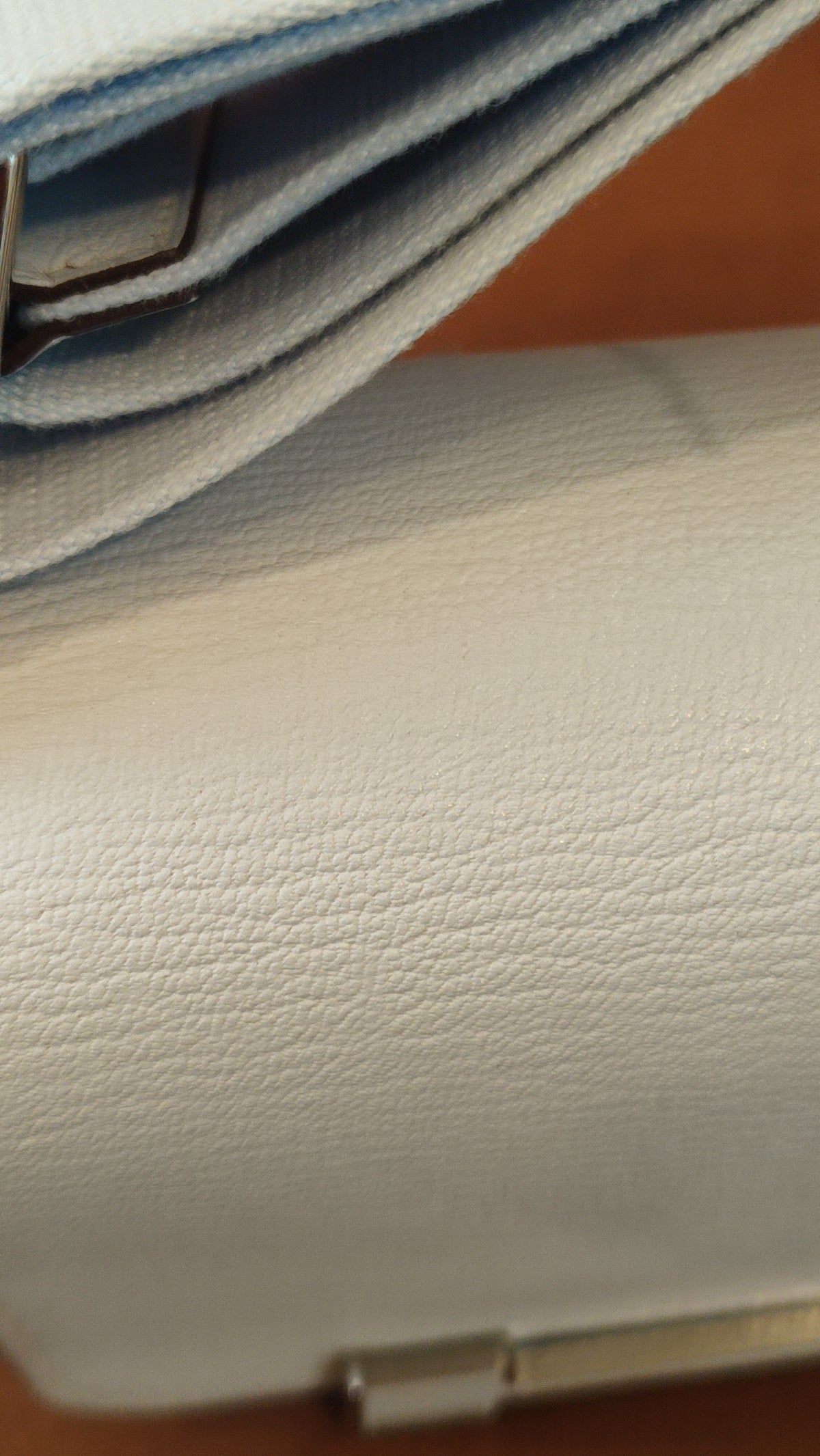 Hermes Geta Bicolor Bleu Brume/Nata Chevre Mysore Stamp U 2022
