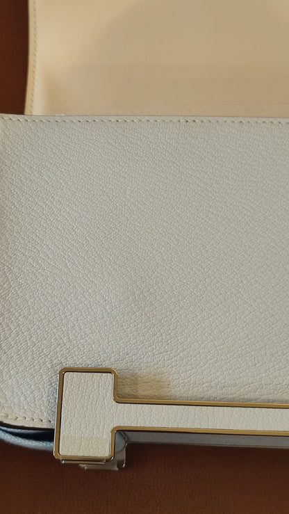Hermes Geta Bicolor Bleu Brume/Nata Chevre Mysore Stamp U 2022