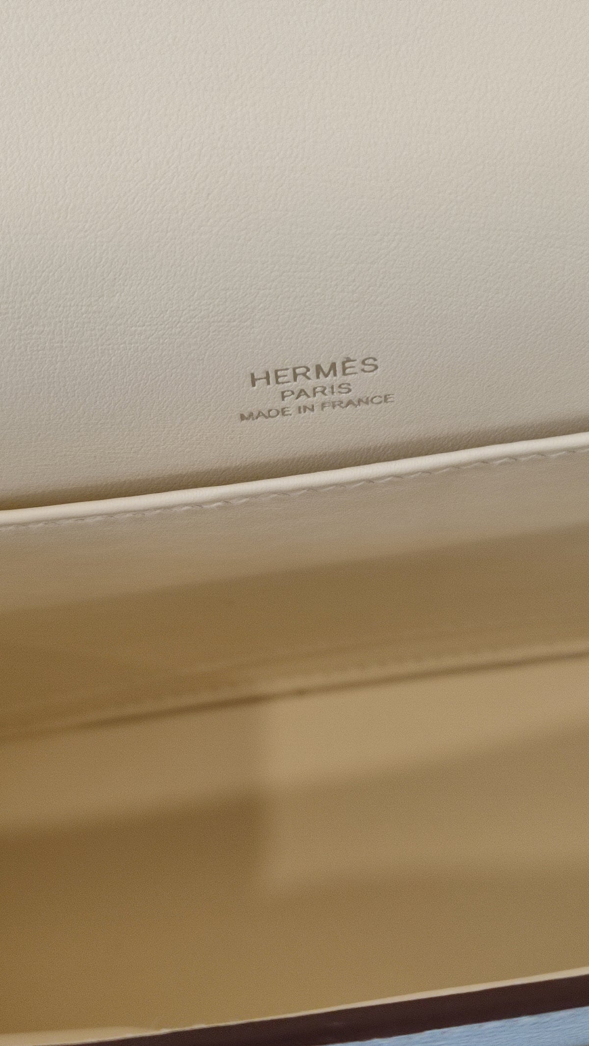Hermes Geta Bicolor Bleu Brume/Nata Chevre Mysore Stamp U 2022