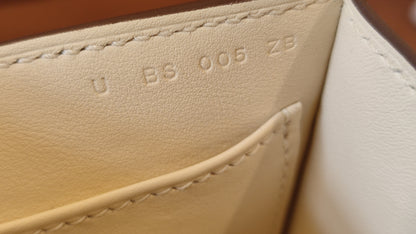 Hermes Geta Bicolor Bleu Brume/Nata Chevre Mysore Stamp U 2022