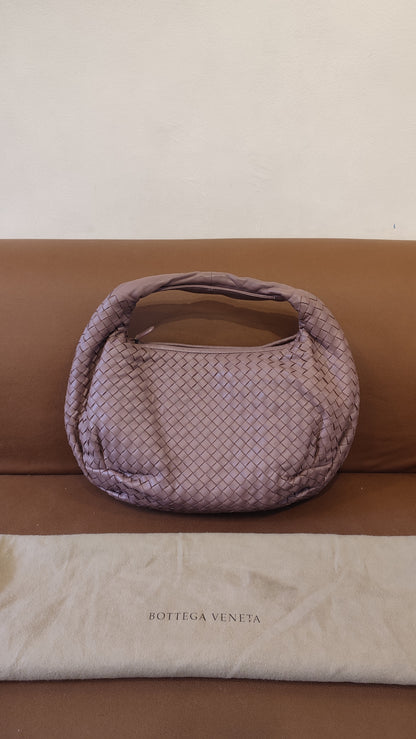 Bottega Veneta Intrecciato Hobo Bag Purple