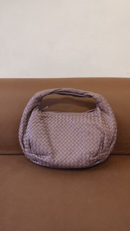Bottega Veneta Intrecciato Hobo Bag Purple