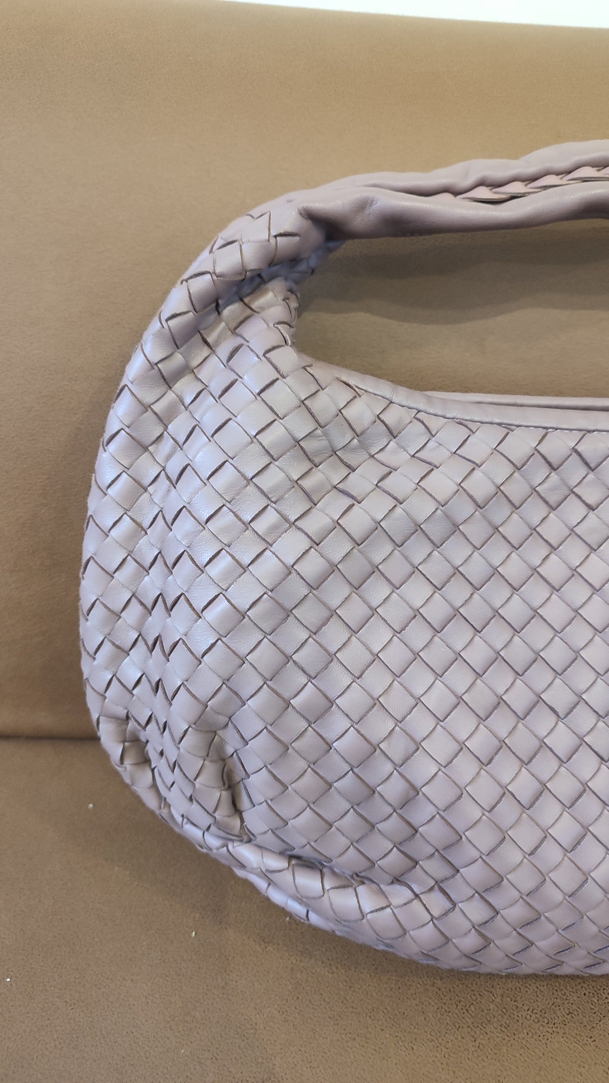 Bottega Veneta Intrecciato Hobo Bag Purple