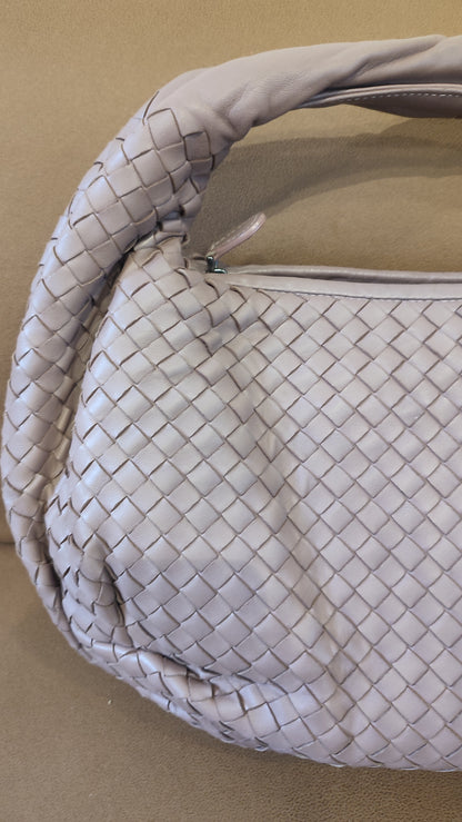 Bottega Veneta Intrecciato Hobo Bag Purple