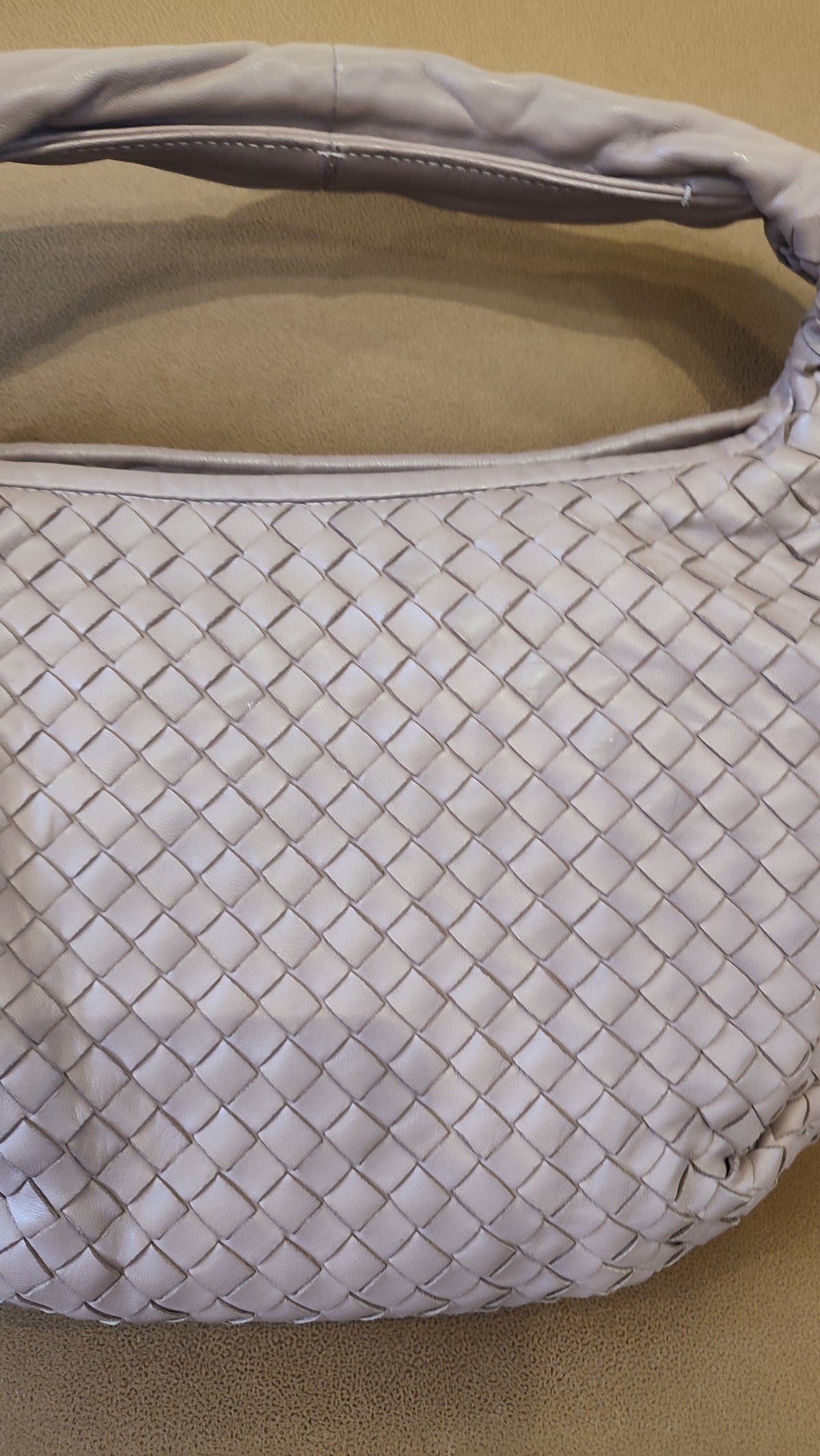 Bottega Veneta Intrecciato Hobo Bag Purple