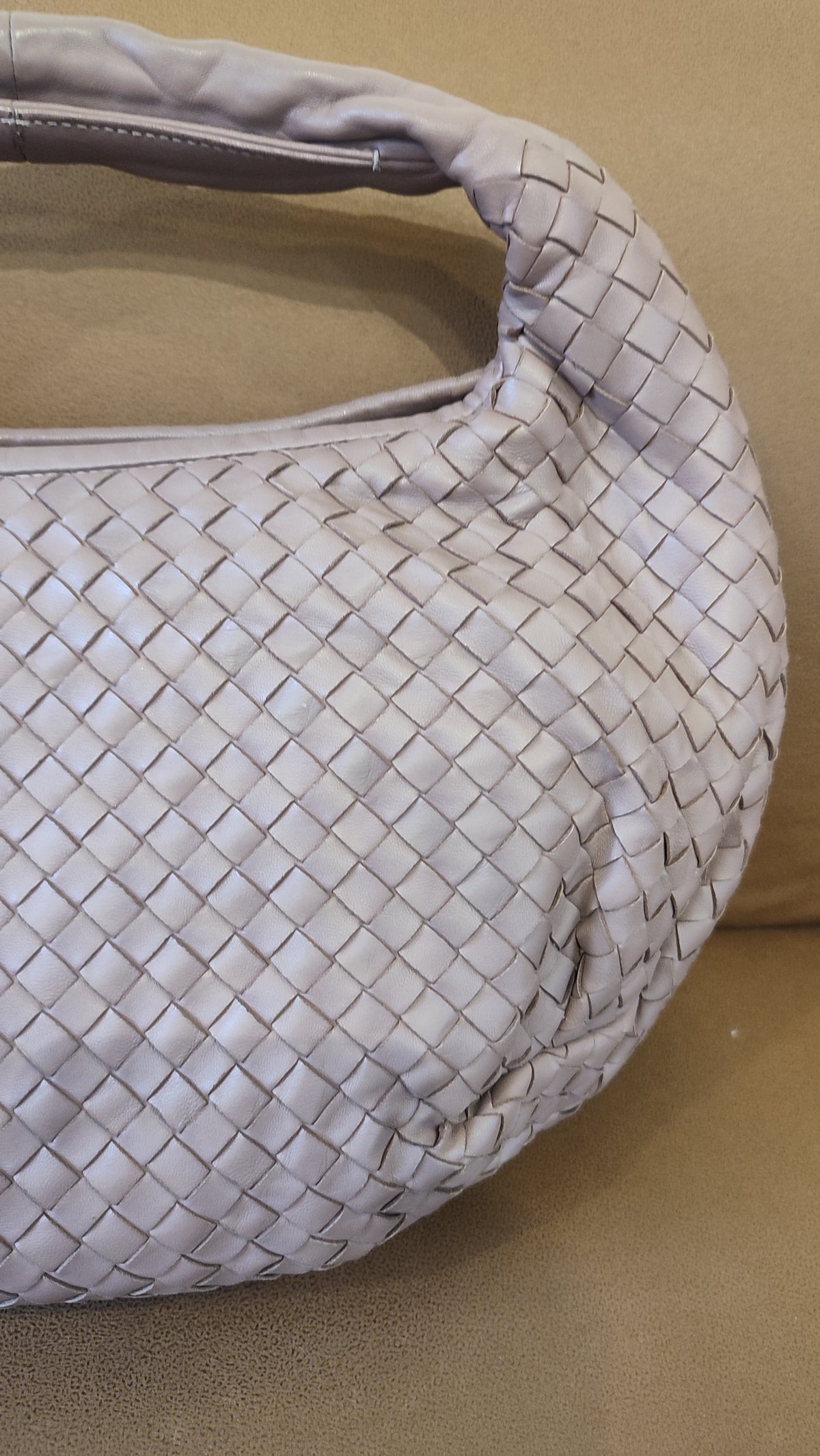 Bottega Veneta Intrecciato Hobo Bag Purple
