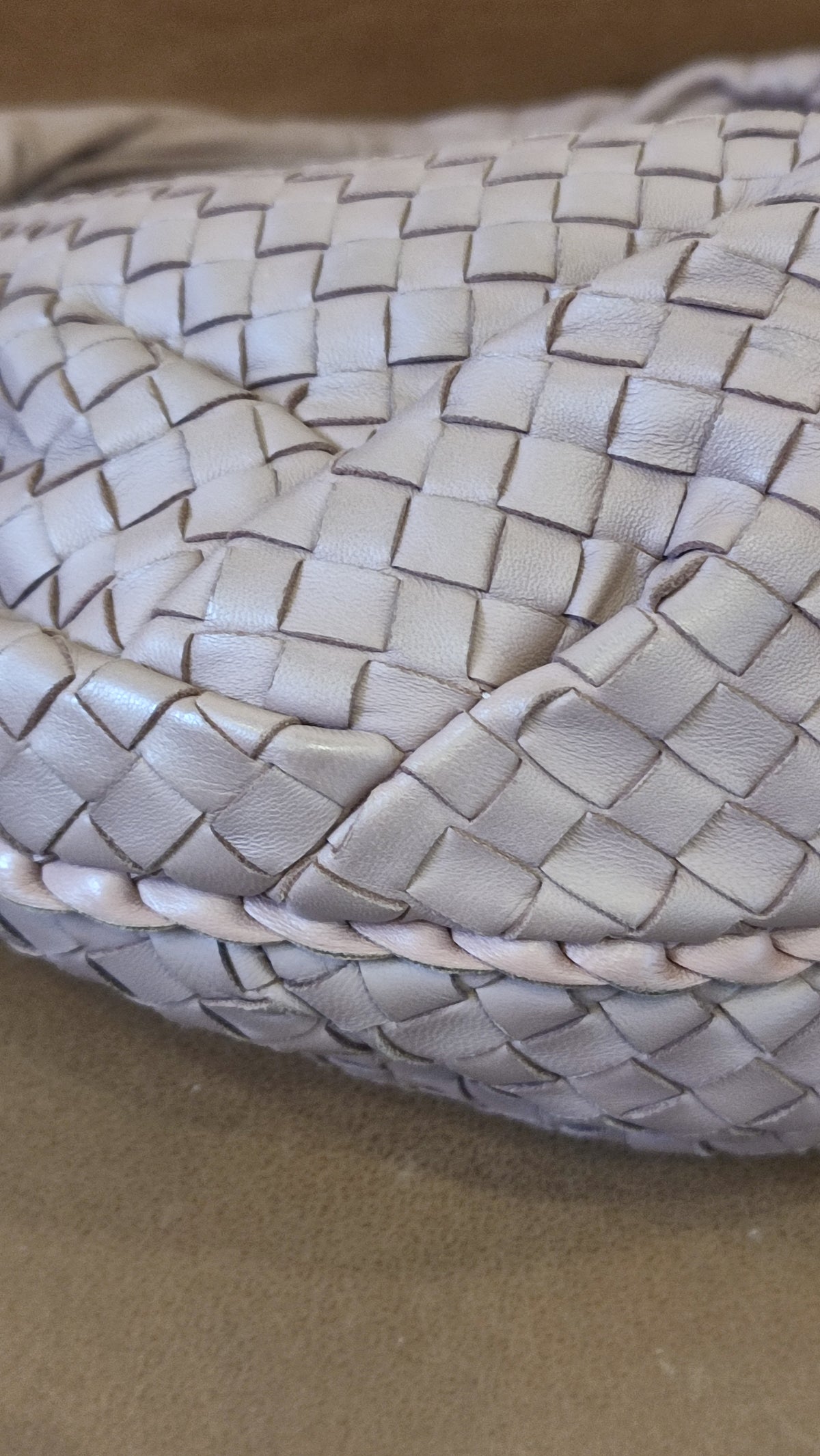 Bottega Veneta Intrecciato Hobo Bag Purple