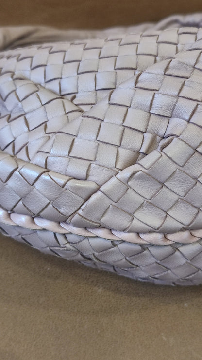 Bottega Veneta Intrecciato Hobo Bag Purple
