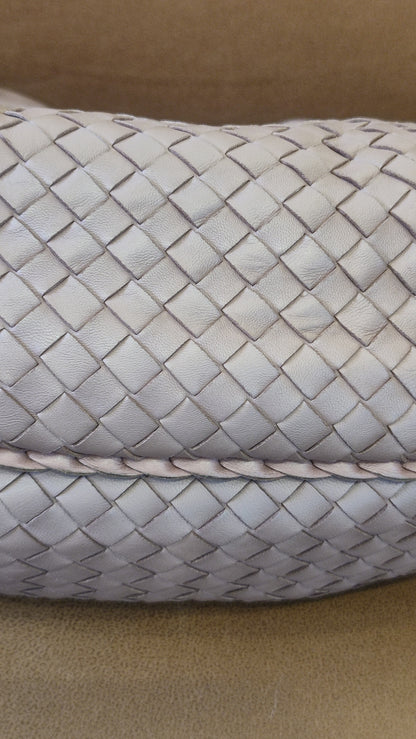 Bottega Veneta Intrecciato Hobo Bag Purple