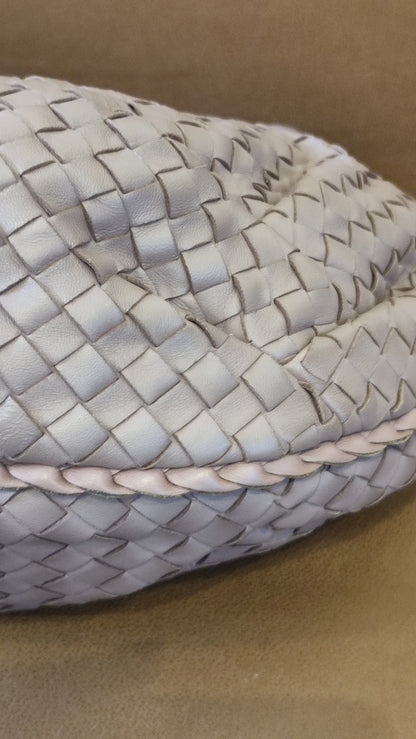 Bottega Veneta Intrecciato Hobo Bag Purple