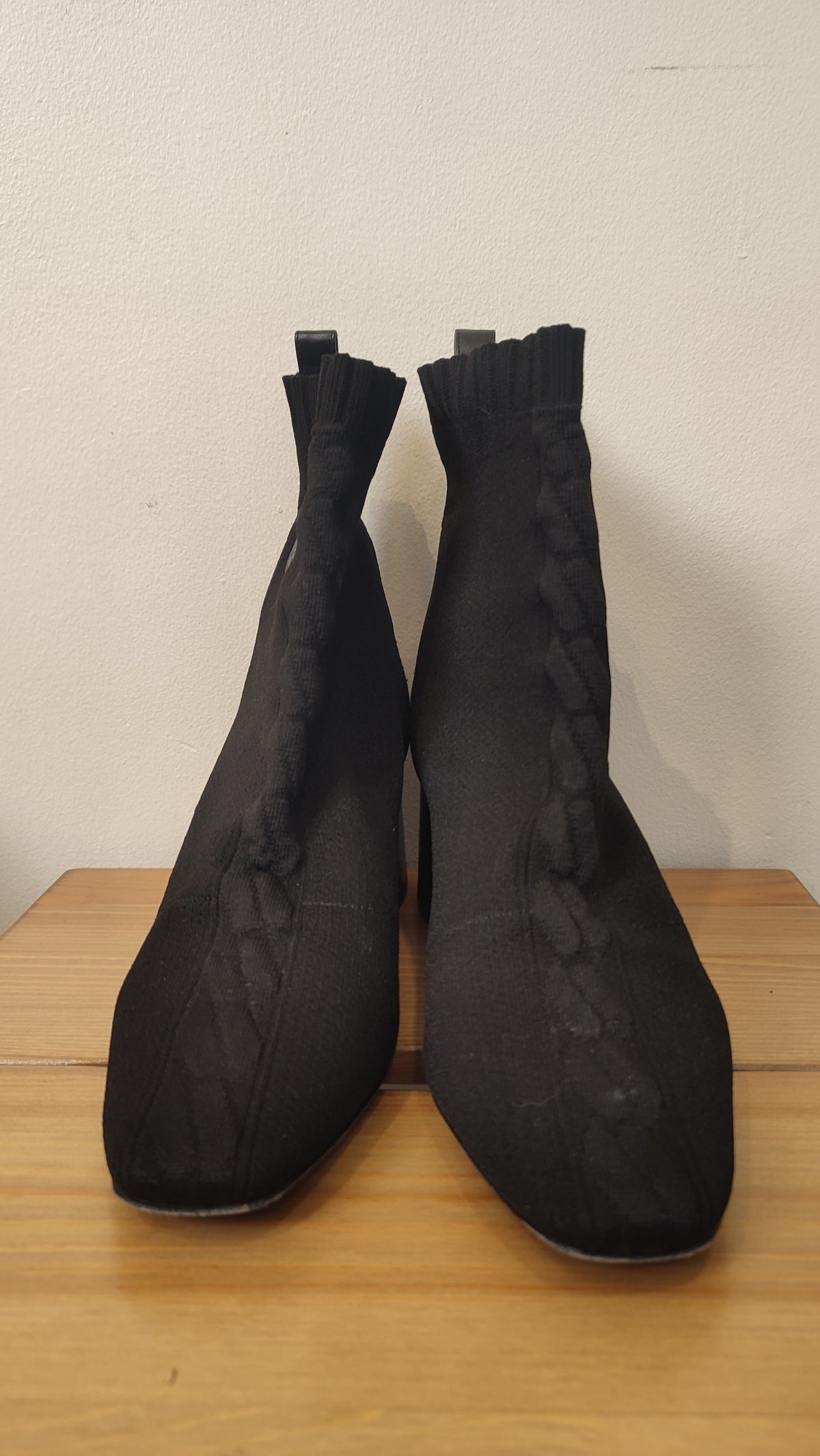 Hermes Jenna 60 Ankle Boots Size 37 Black