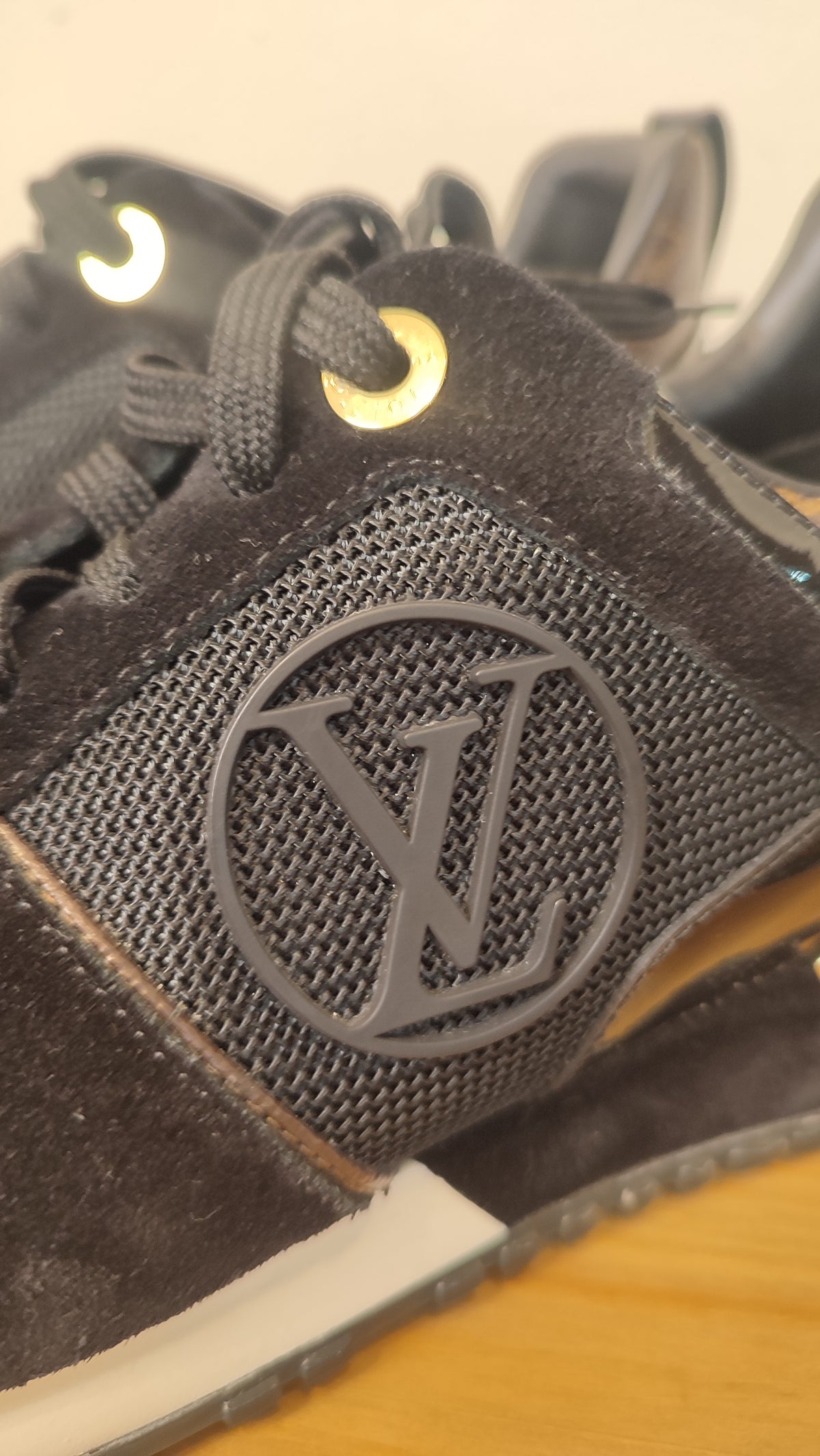 Louis Vuitton Runway Monogram Black/Brown Sneakers Size 37