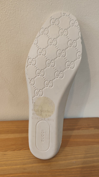 Gucci Rython Coutout Sneakers White Size 40