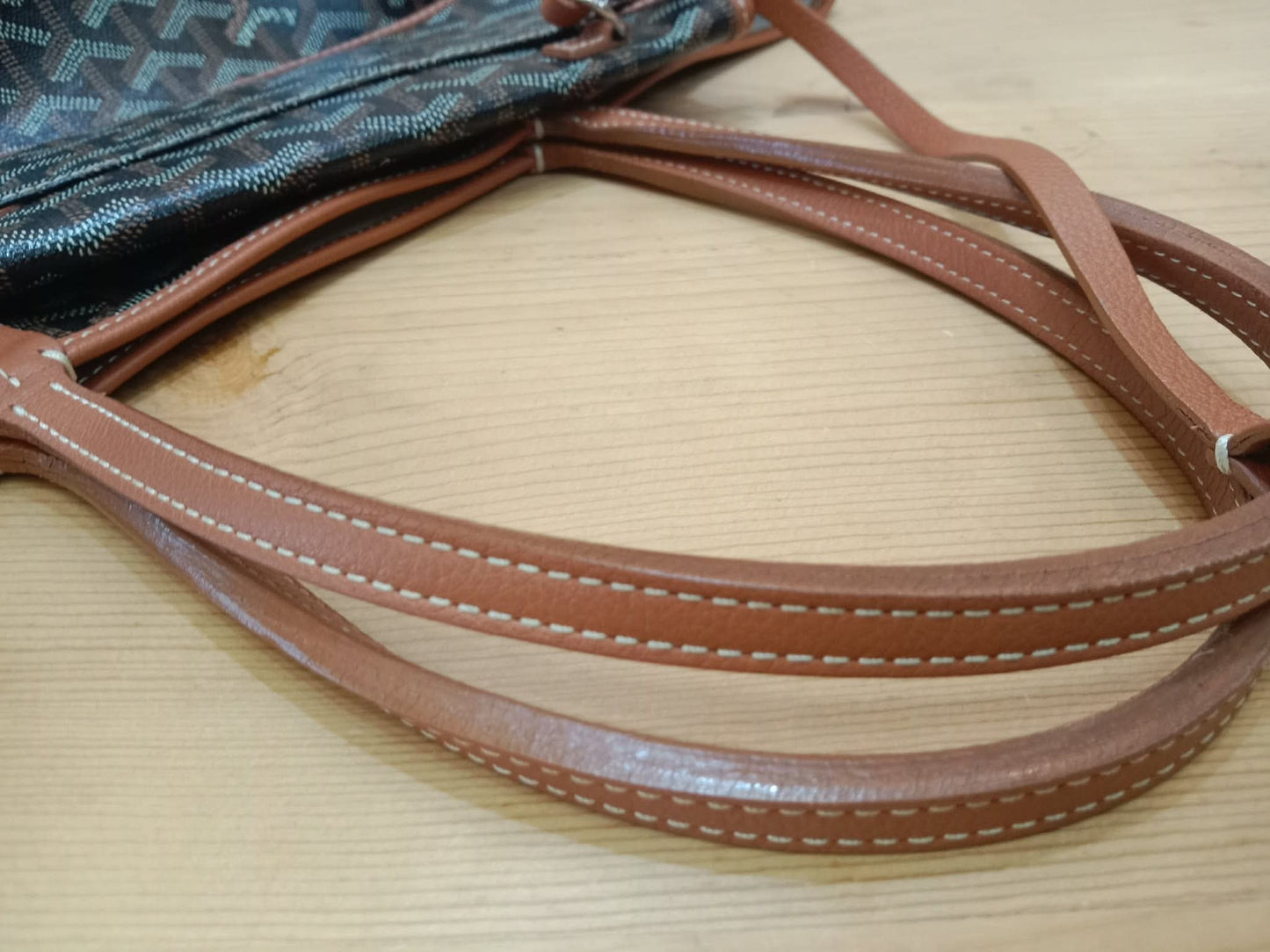 Goyard Saint Louis Tote Bag Noir/Naturelle PM