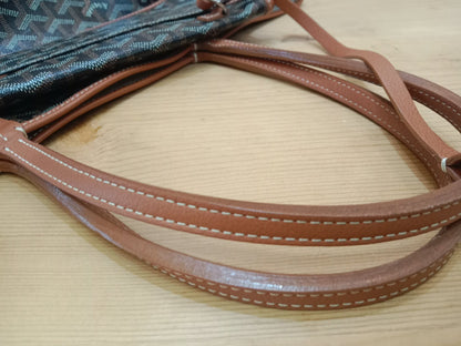 Goyard Saint Louis Tote Bag Noir/Naturelle PM