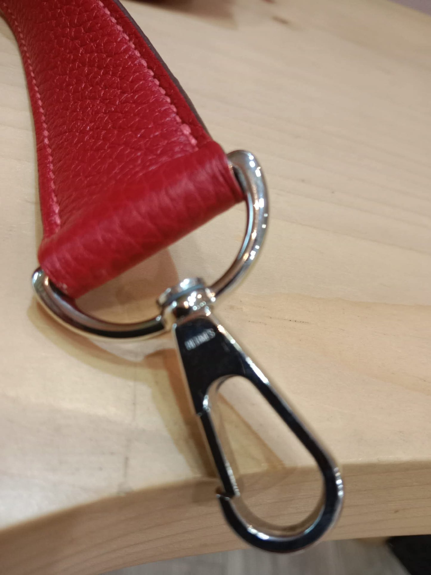 Hermes Jypserie 28 Rouge Casaque Clemence Stamp B 2023