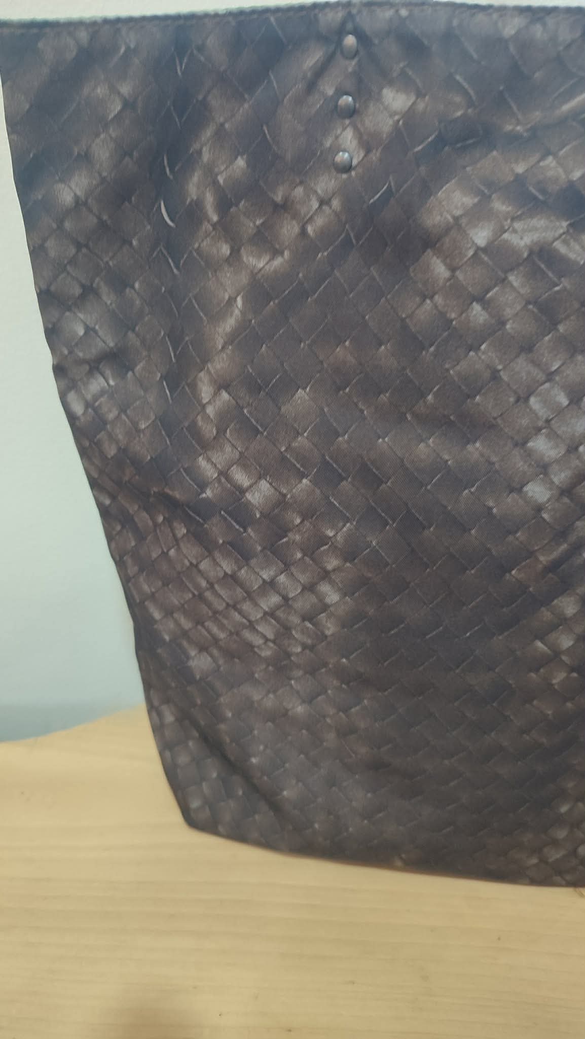 Bottega Veneta Nylon Tote Bag Brown
