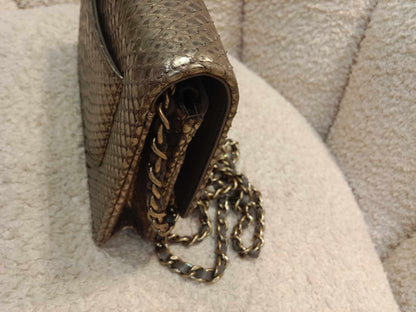 Chanel Wallet on Chain Python Gold Series 20