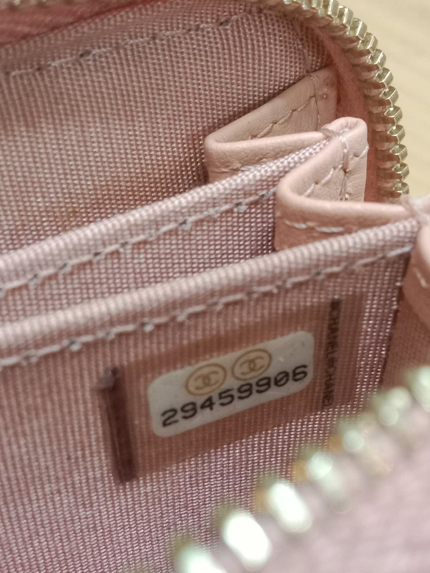 Chanel 19 Wallet Lambskin Pink Series 29