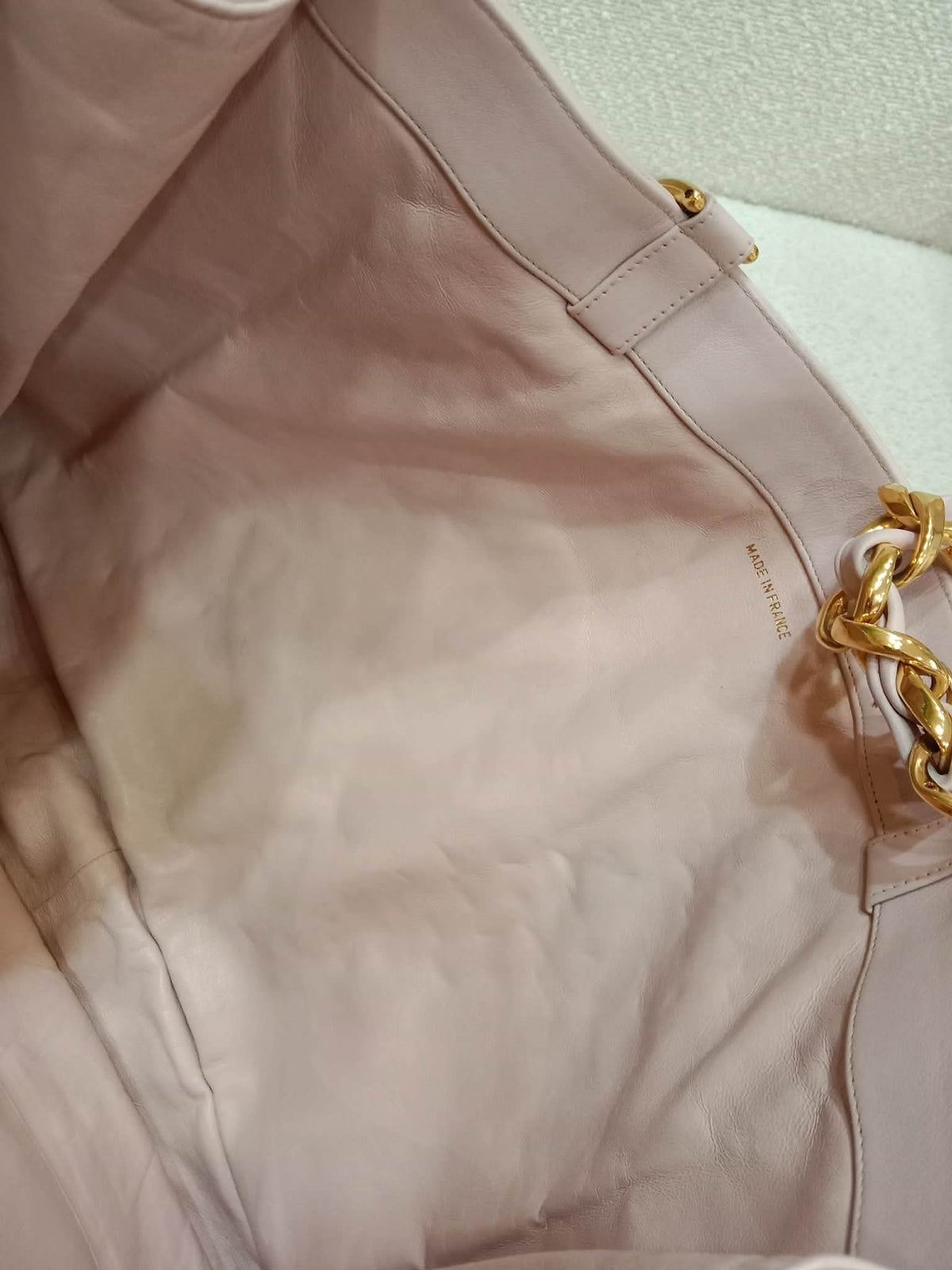 Chanel Vintage Timeless Tote Light Pink Lambskin Series 3