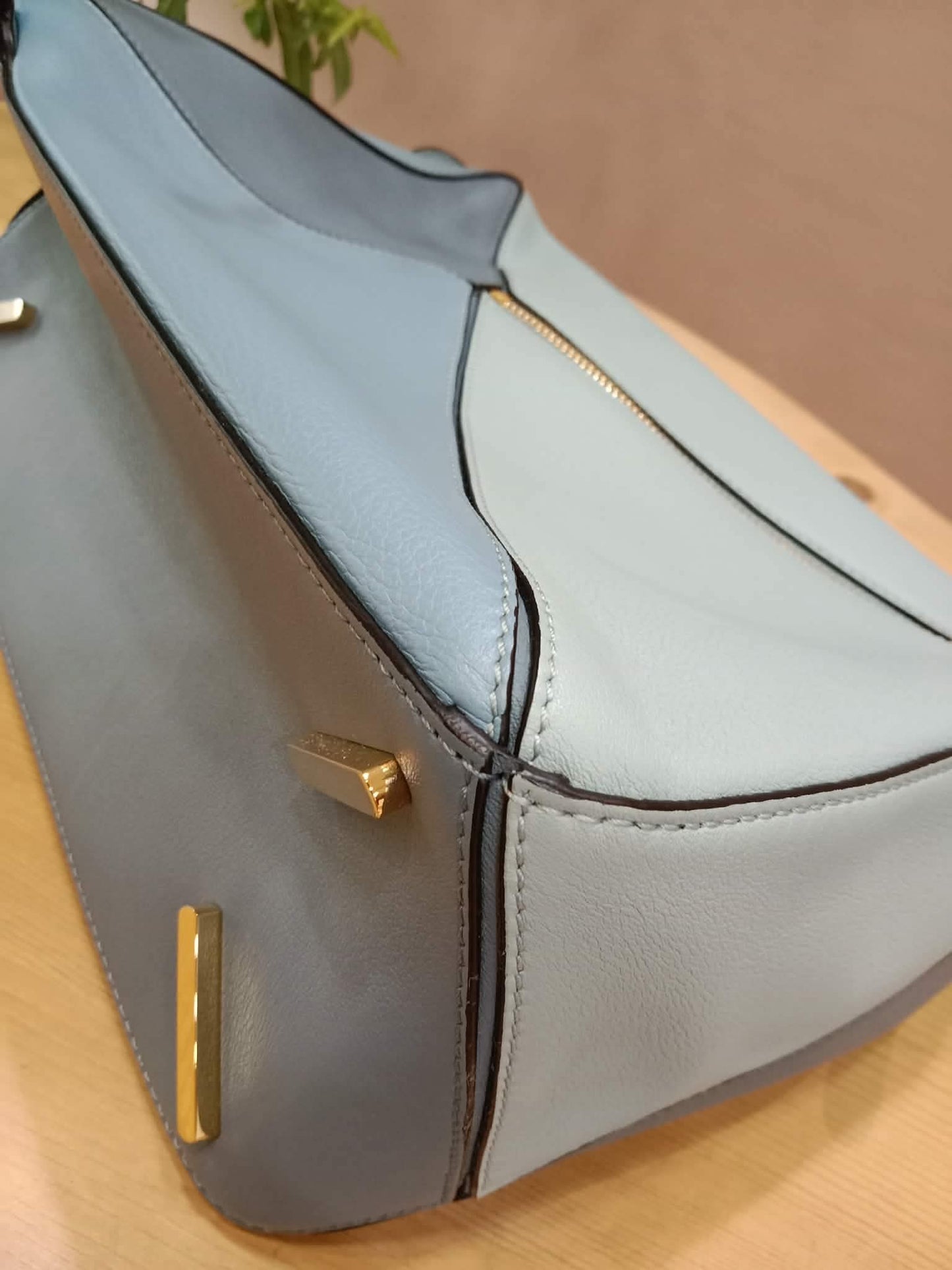 Loewe Puzzle Bag Tricolor Blue Medium