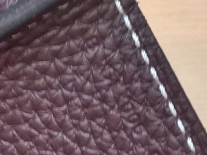 Hermes Halzan 31 Clemence Bicolor Rouge/Pink Stamp B 2023