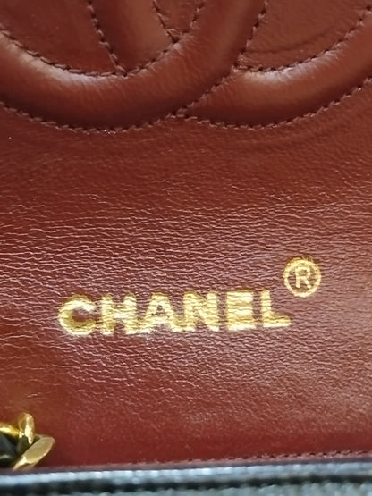 Chanel Circle Lock Flap Vintage CC Lambskin Black Series 1