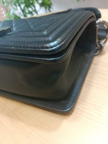Chanel Le Boy Bag Black Caviar Small Series 23