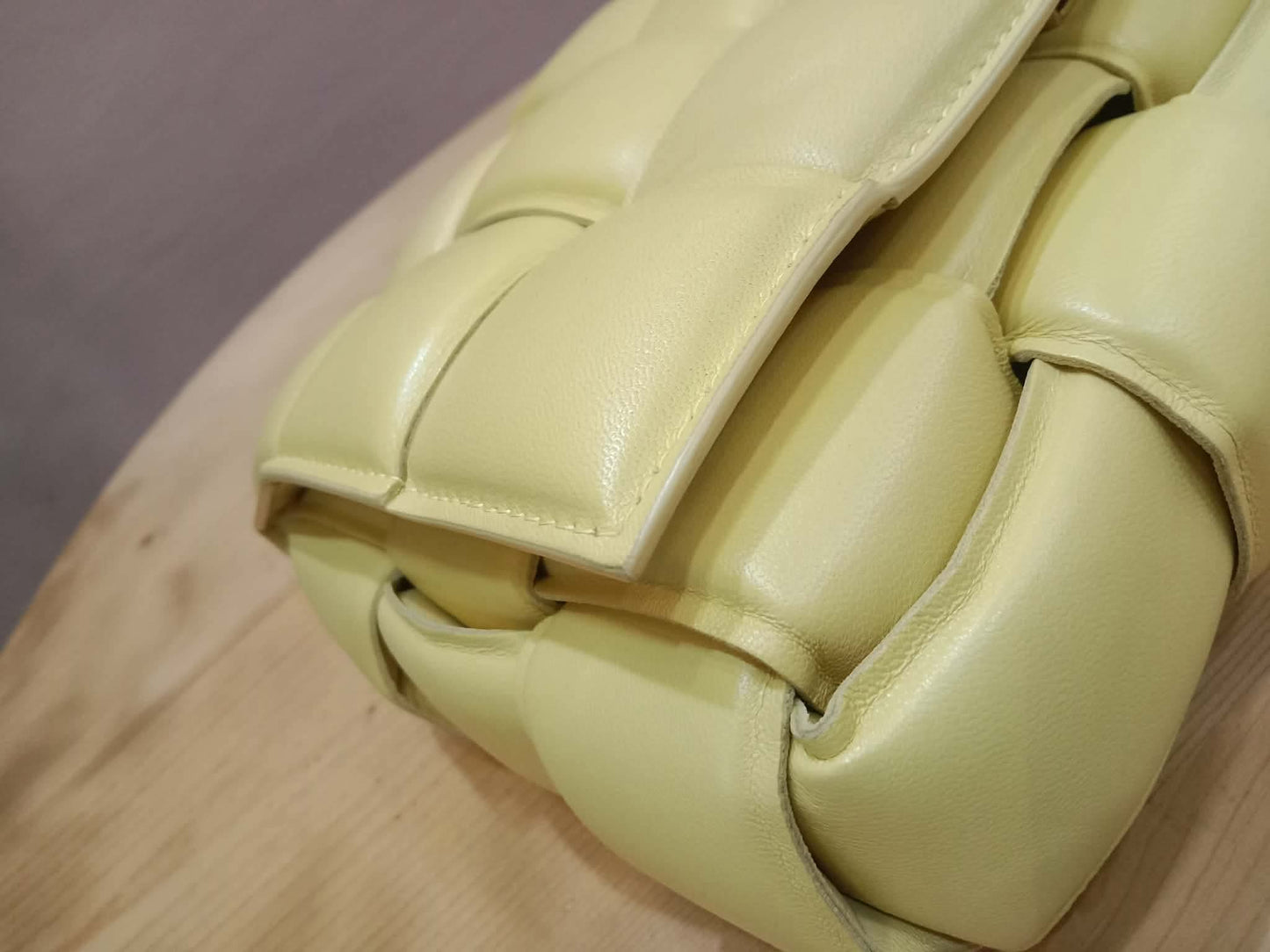 Bottega Veneta Chain Cassette Shoulder Bag Yellow