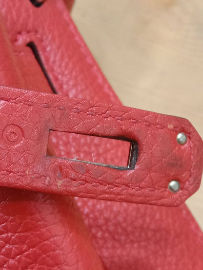Hermes So Kelly 22 Togo Red Stamp R Square 2014