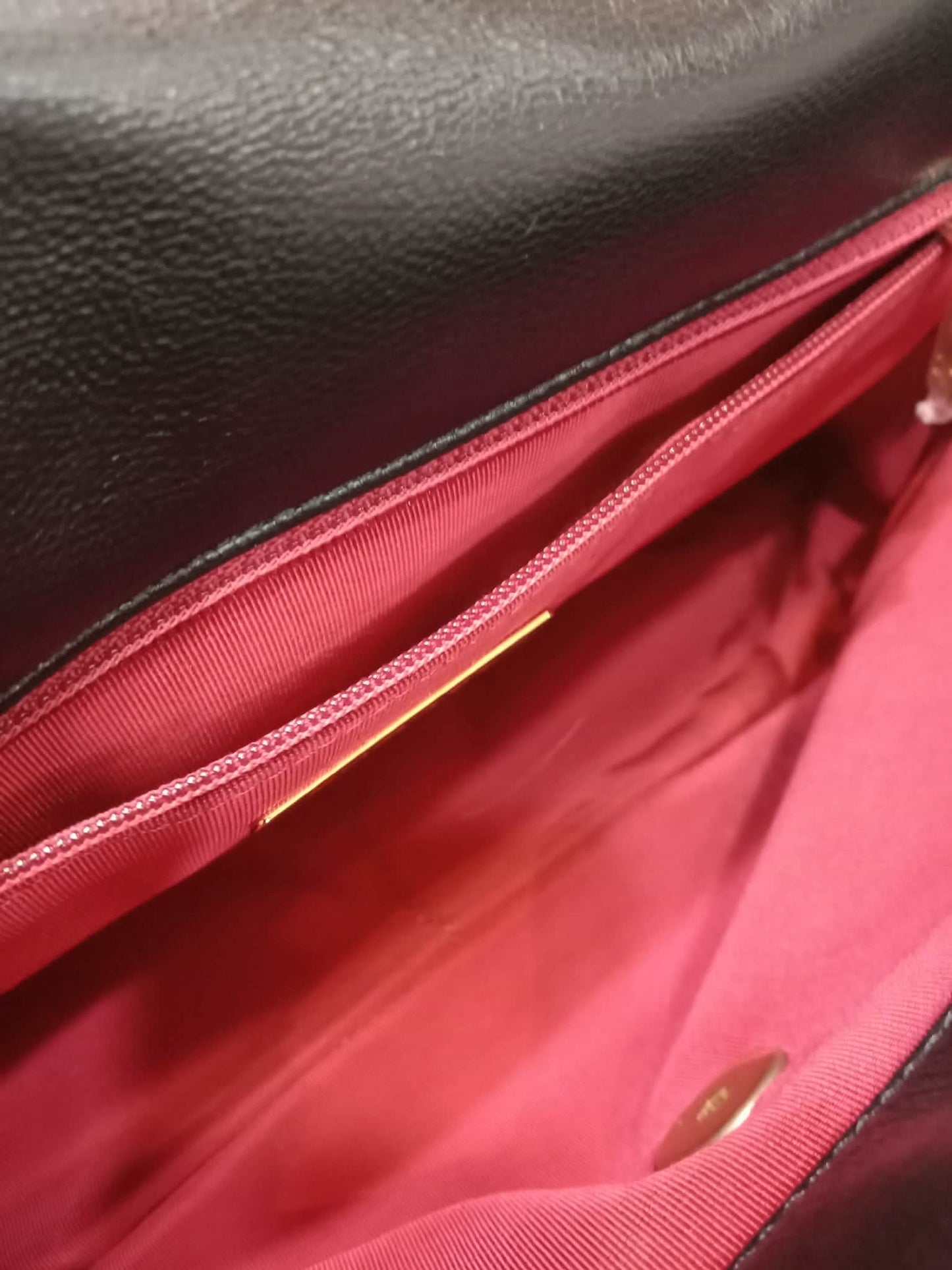 Chanel 19 Lambskin Large Black Series30