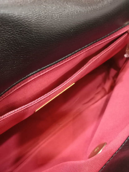 Chanel 19 Lambskin Large Black Series30