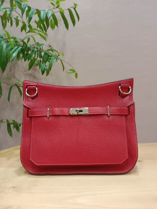 Hermes Jypserie 28 Rouge Casaque Clemence Stamp B 2023