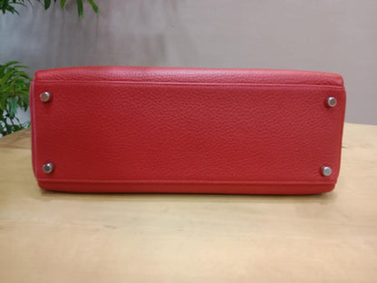 Hermes Kelly 32 Rouge Casaque Togo Stamp I Square 2005