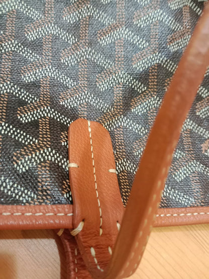 Goyard Saint Louis Tote Bag Noir/Naturelle PM
