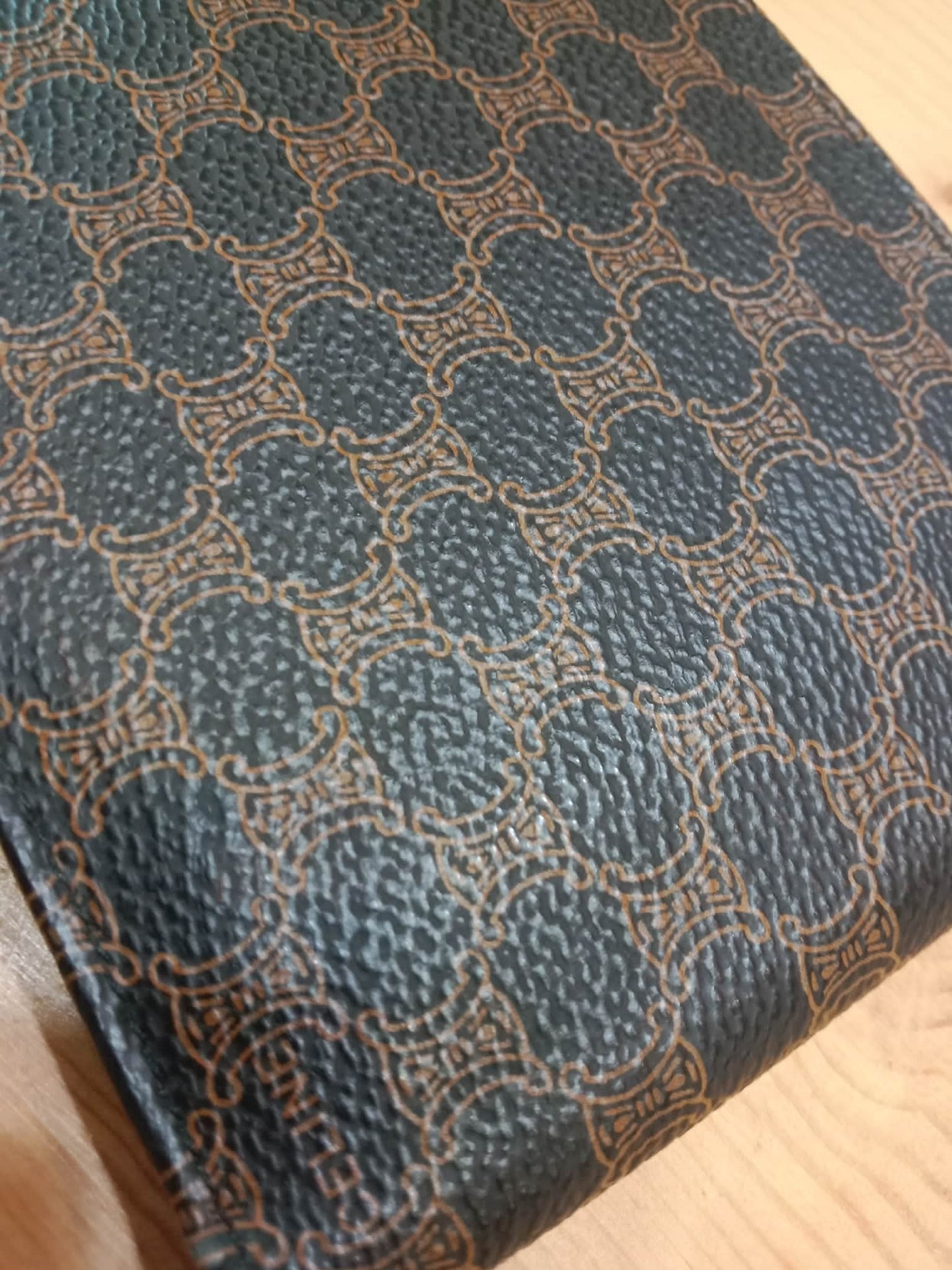 Celine Macadam Bi-Fold Wallet Triomphe Monogram Pattern