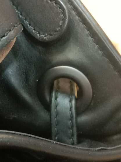 Bottega Veneta Intrecciato Messenger Bag Black