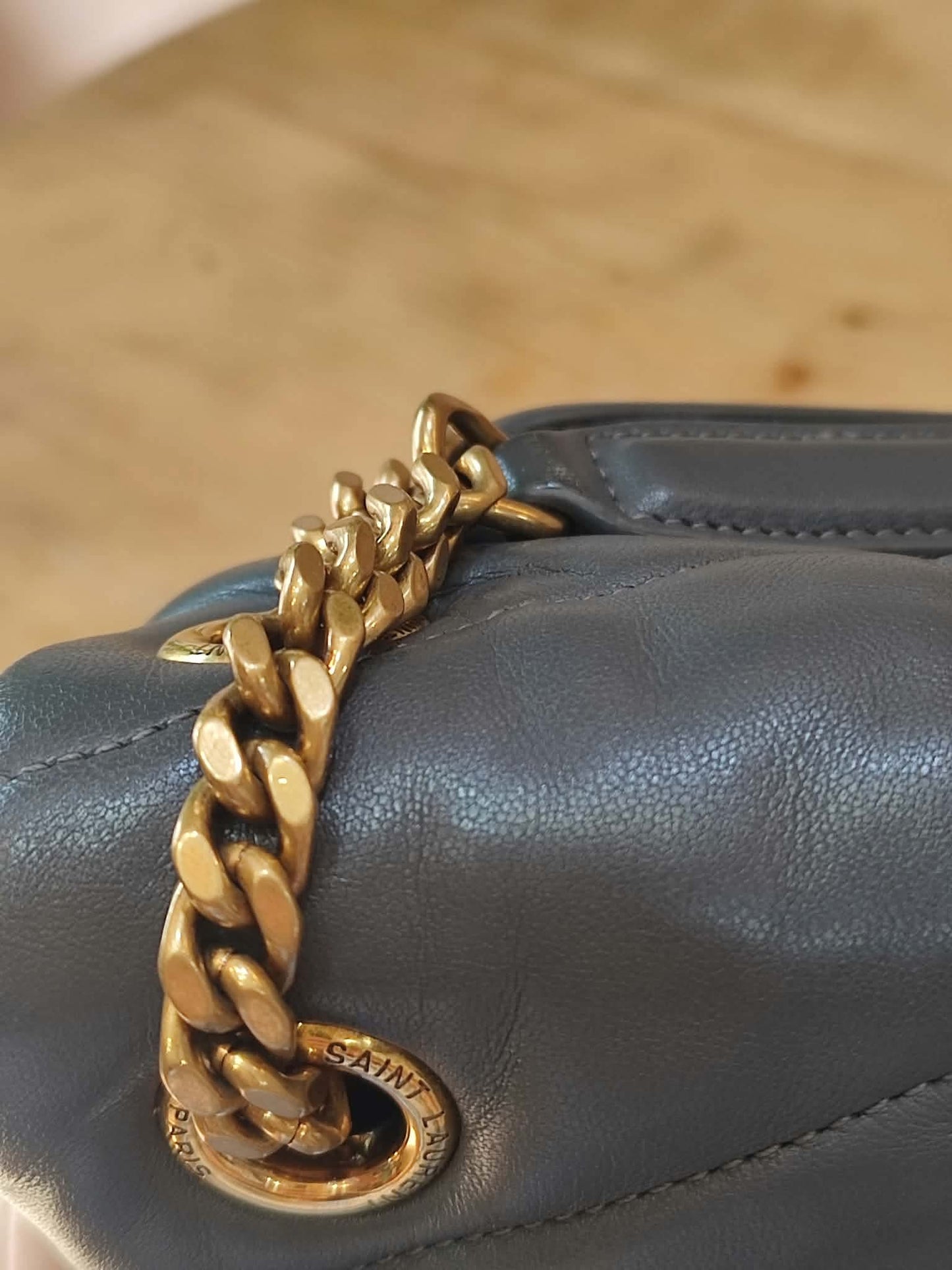 Saint Laurent Loulou Dark Gray Bag