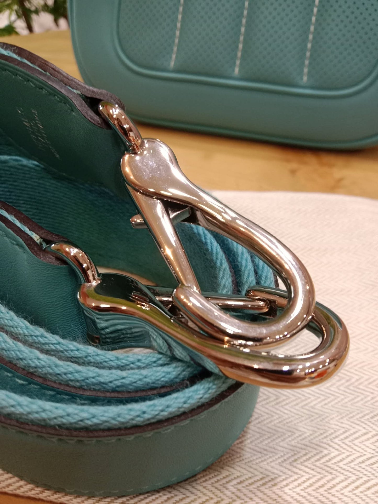 Hermes Berlin Mini Bleu Atoll Swift Stamp T 2015