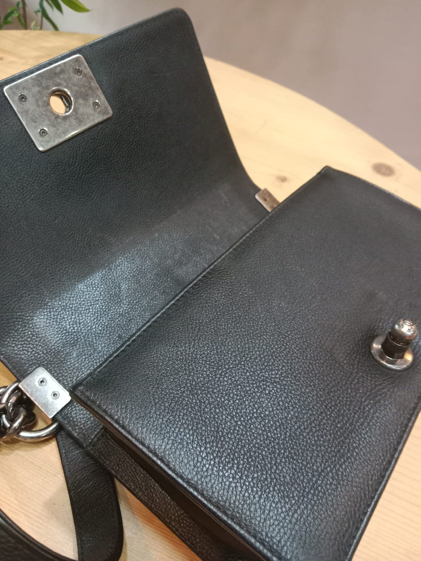 Chanel Le Boy Bag Black Caviar Small Series 23