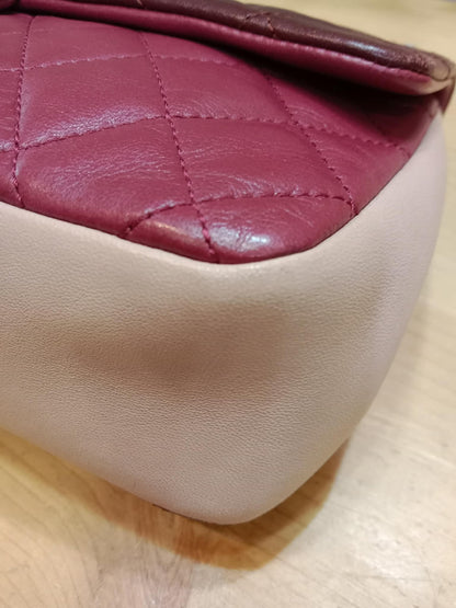 Chanel Tricolor Classic Single Flap Series 20