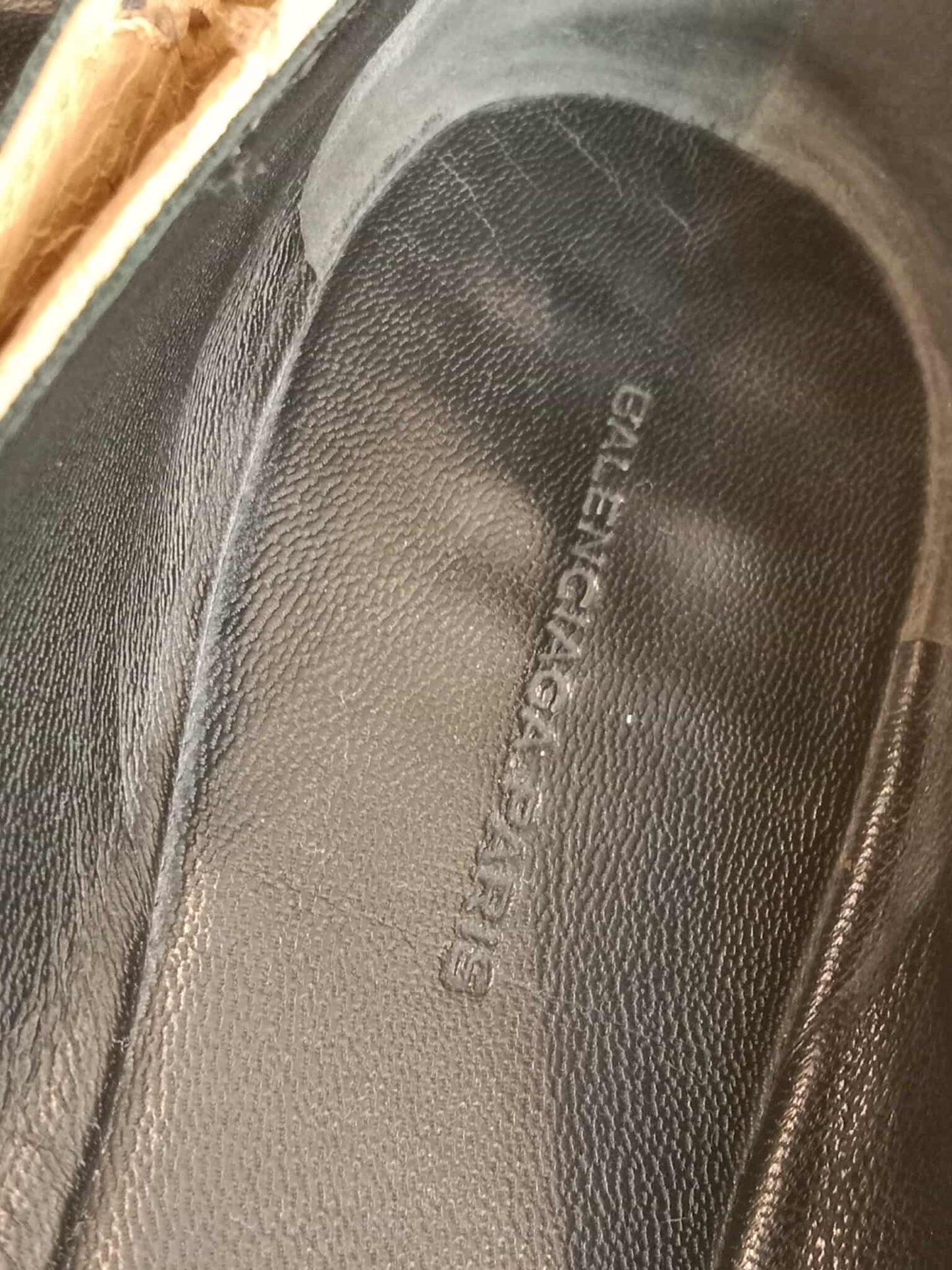 Balenciaga Beige Flat Shoes Size 38 1/2