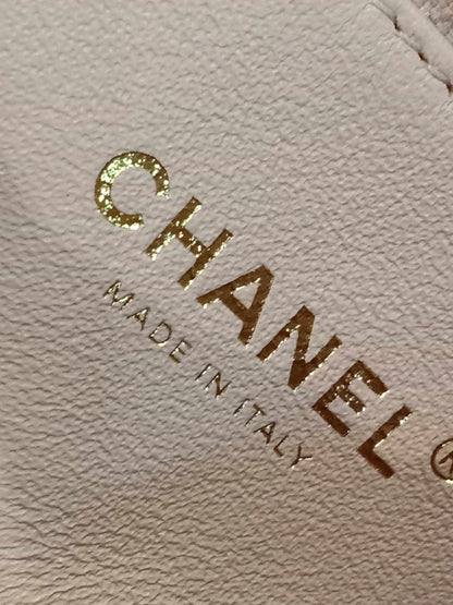 Chanel Quilted Caviar Business Affinity Light Pink Backpack Series 25
