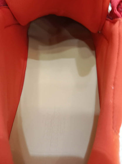 Hermes Miles Neoprene/Suede Sneakers Red Size 38